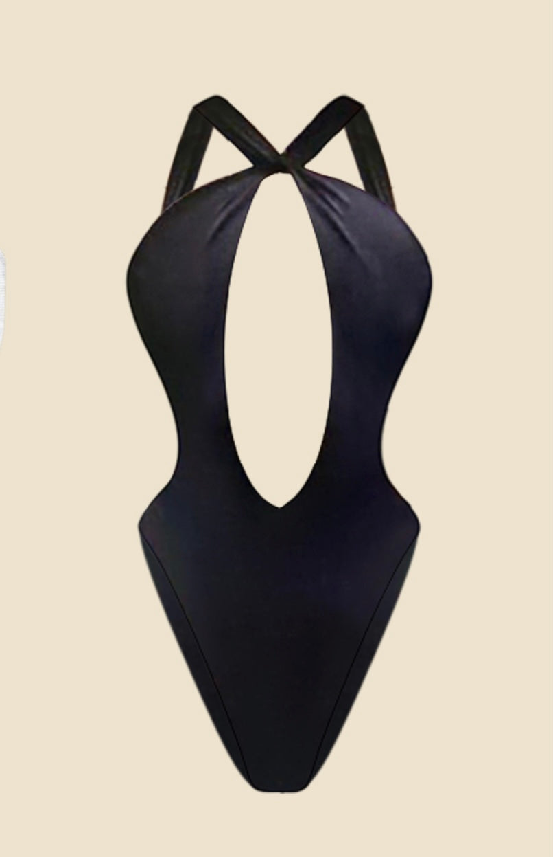 The Noir Cut-Out One Piece