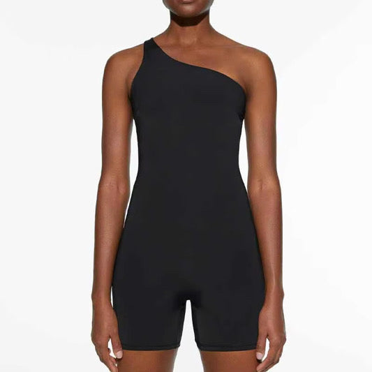 One Shoulder Unitard