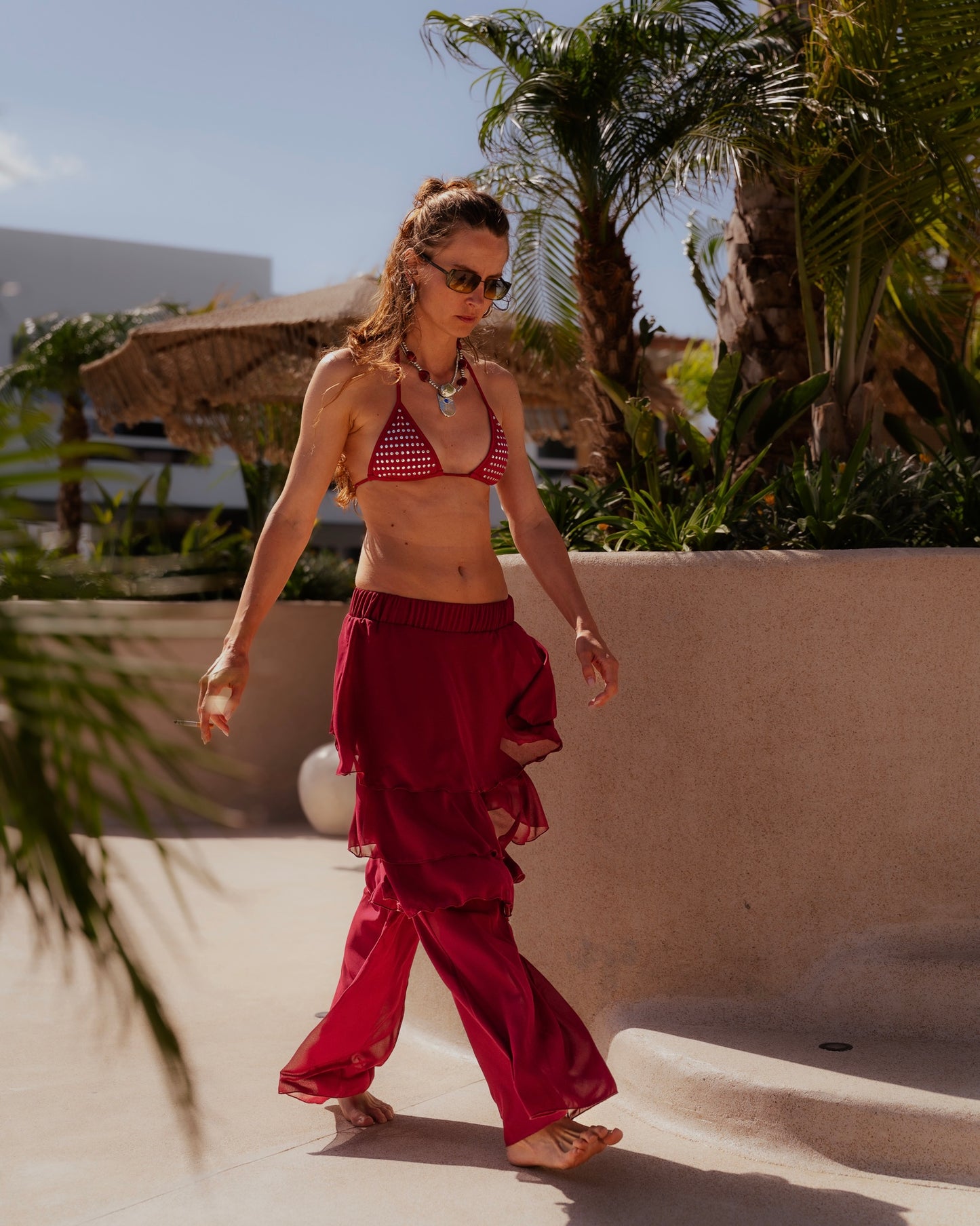 Level Chiffon Trousers