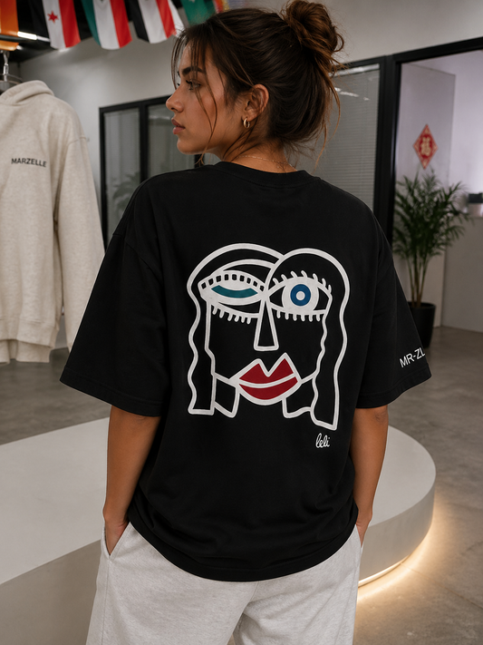 Face tee - Black