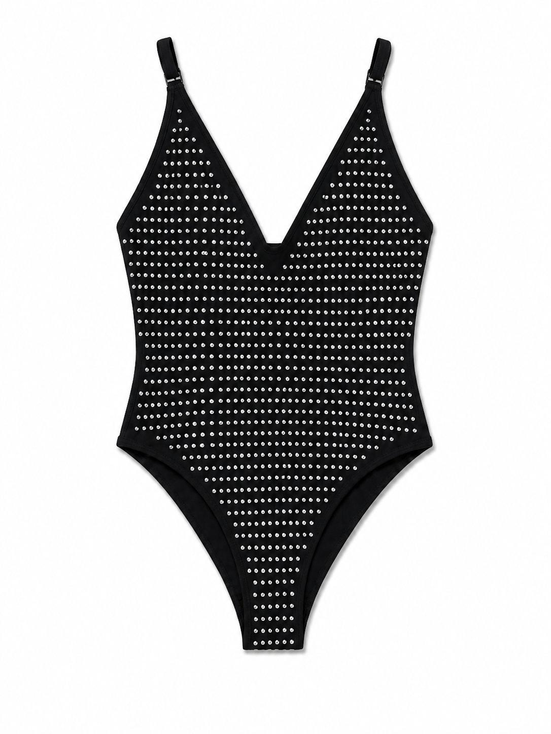 Studded One Piece - Burgundy