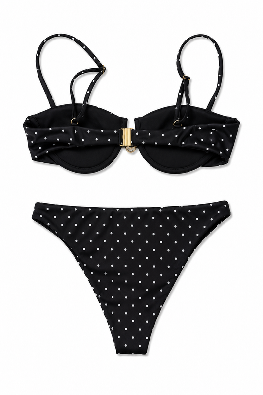 Underwire Bikini Set - Polka Dot